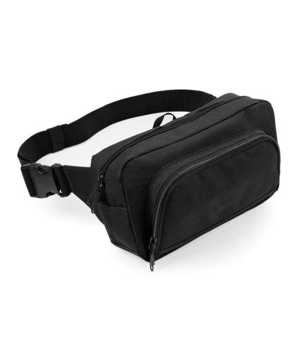 BagBase Organiser Waistpack - Black - ONE
